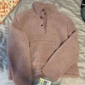 sherpa pullover Jacket